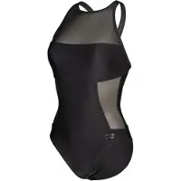 Arena WOMEN'S MESH PANELS SWIMSUIT SWIM PRO BACK BLACK