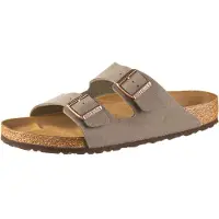 Birkenstock Unisex. 151211 Sandalen Arizona BFBC (Reguläre Passform) grau (43), Wohnung, Keine, Lässig
