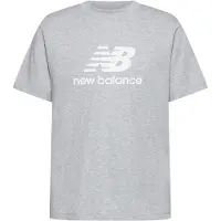 New Balance Nb Essentials Logo T-shirt In Grey Größe: XL | Bedruckte T-Shirts Outlet | Herren | Grau