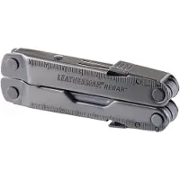 Leatherman Rebar - Multitool mit 17 feststellbaren Werkzeugen, Multitool für DIY und Camping, hergestellt in den USA, Edelstahl, in Silber und einer Nylonscheide.