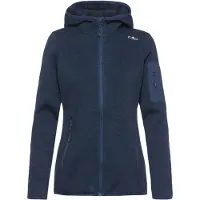 CMP Damen Unterjacke Kapuzen Fleecejacke Strick