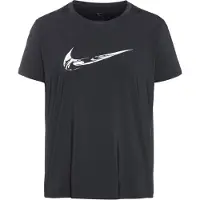 Nike W Nk One Swoosh Hbr Df Ss Top Black/White Black/White Xs