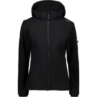CMP Softshelljacke "WOMAN JACKET DET HOOD" mit Kapuze mit Kapuze, wind- und wasserabweisend