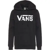 Vans Trui Drop V Logo Hoodie Black Damen-XS
