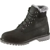 Timberland Premium 6 IN WP Shearling Boot Jr 0A41UX, Wanderschuhe, für Jungen, Schwarz, Größe: 36