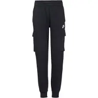 Nike K NSW CLUB FLC CRGO PNT LBR BLACK/WHITE