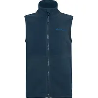 Vaude Fleeceweste "Kids Pulex Vest II", Kinder, Gr. 122/128, blau (schwarz sea), Fleece, Obermaterial: 100% Polyester, Westen Fleeceweste, für Kinder, wasserabweisend, windabweisend, atmungsaktiv