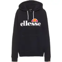 Ellesse Kapuzensweatshirt "TORICES OVER HEAD HOODY", Damen, Gr. 38, schwarz, Obermaterial: 80% Baumwolle, 20% Polyester, Basic hüftbedeckend, Bündchen, Sweatshirts Kapuzensweatshirt
