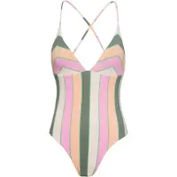 Roxy Badeanzug Vista Stripe One Piece ERJX103639 Bunt