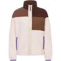 Picture Organic Clothing - Fleece mit Stehkragen - Arcca W Fz Fleece Vanilla Cocoa Chicory Coffee für Damen - Größe L - Beige