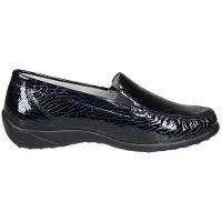 Waldlaufer Damen Slipper bequem schwarz Gr. 8,5