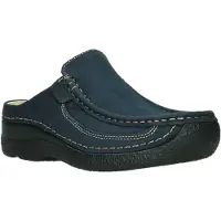 Wolky Clogs Roll Slide Antique Blue Damen-Schuhgröße 43