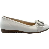 Gabor Comfort Ballerina in Weiß | Gr.: 38,5