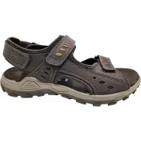 Sioux Herren Sandalen Oneglio-702 aus Naturleder in Schwarz für den Sommer