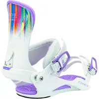 Nitro - All-Mountain Snowboardbindung - Cosmic White Brush für Damen - Größe S - Weiß