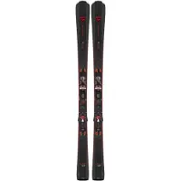 Rossignol - Ski Set inkl. Bdg. - Pistenski - Nova 14 K + Nx 12 Konect Gw Metal Red 2025 für Damen aus Wolle - Größe 163 cm - Grau