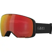 Giro - Skibrille - Comp - Black/White Indicator Strap with Vivid Ember/Vivid Infrared - schwarz