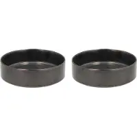 Villa Collection Schalen Fjord Black Metallic 450 ml (2-teilig)