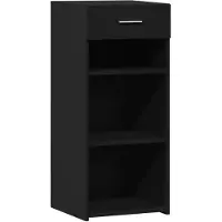 vidaXL Sideboard Schwarz 40x42,5x93 cm Holzwerkstoff
