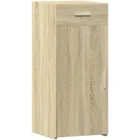 vidaXL Sideboard Sonoma-Eiche 40x42,5x93 cm Holzwerkstoff