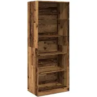 vidaXL Kleiderschrank Altholz-Optik 80x50x200 cm Holzwerkstoff