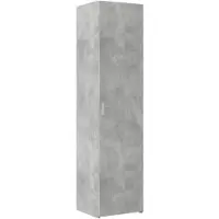 vidaXL Highboard Betongrau 45x42,5x185 cm Holzwerkstoff