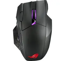 Asus ROG Spatha X, rechts, Optisch, RF Wireless + USB Type-C, 19000 DPI, Schwarz