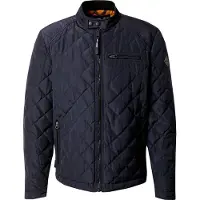 Replay Herren Steppjacke Übergangsjacke ohne Kapuze, Deep Blue 498 (Blau), L