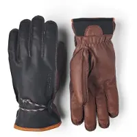 Hestra - Leder Skihandschuhe - Wakayama Glove Navy/Brown für Damen aus Leder - Größe 10 - Navy blau