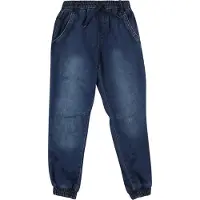 Urban Classics moderne Unisex Hose Stretch Denim 275 g/m² mit Baumwolle Blau