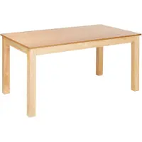 Beliani Ausziehtisch Naturfarbene Esche MDF-Tischplatte mit Holzbeinen 160/240 x 90 cm Rechteckig Holzoptik Modern Esszimmer Ausstattung Esstisch Ausziehbar