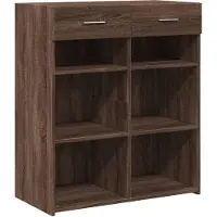 vidaXL Sideboard Braun Eichen-Optik 80x42,5x93 cm Holzwerkstoff