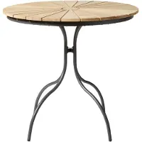 Cinas - Hard & Ellen Gartenstuhl - Aluminium/Teak - Antracit (3515136)