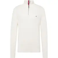 Tommy Hilfiger Herren Pullover & Cardigans Refined Structure Zi - Wit - Größe XL