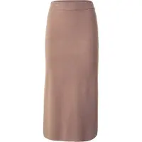 Object Damen Röcke Objreynard Hw Knit Skirt - Taupe - Größe S