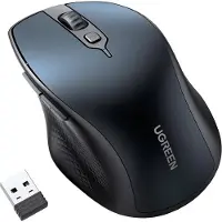 UGREEN Ergonomische Bluetooth Wireless Computer Maus Blau