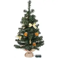 Hi Weihnachtsbaum 75cm hoch, gold