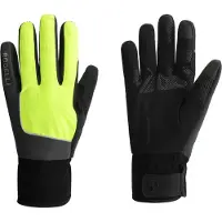 Rogelli Lange Handschuhe Essential HI VIS | Größe XL