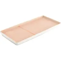 Salt & pepper Servierschale Flow Rosa 14 x 32 cm