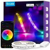 Govee H618A, Intelligenter Leuchtstreifen, Wi-Fi/Bluetooth, Weiß, LED, Multi, 16000000 Farben