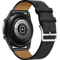 Beline pasek Watch 20mm Hermes Leather czarny /black box