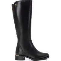 Carmela für Damen. 16201801-NEGRO Lederstiefel 162018 schwarz (37), 3 bis 5 cm, Reißverschluss, Lässig