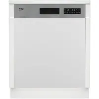 Beko BG640EXTI, Halb integriert, Standardgröße (60 cm), Edelstahl, Tasten, LCD, höher