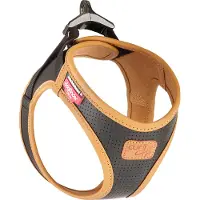 Curli Vegan Apple Leather Geschirr - Schwarz - M