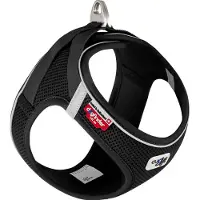 Curli Vest Geschirr Magnetic V2 schwarz, Größe: XXS / Gewicht: 1,5 - 3 kg