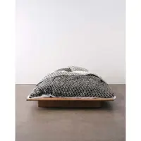 Marc O'Polo Kissenbezug Monogram Black (Satin)-60 x 70 cm