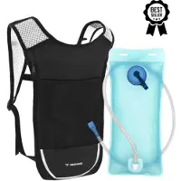 Trizand Rucksack mit Wasserblase - Grau 23489