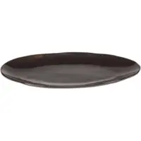 Serax Essteller La Mère Tableware by Marie Michielssen Dark Brown Oval 37,5 x 27,5 cm