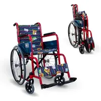 Mobiclinic Kinderrollstühle feste Armlehnen und Fußstützen , selbstfahrend, leicht, faltbar, Sitzbreite 35 cm, schwarzn Teatro