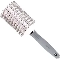 Olivia Garden - Expert Vent Double White & Grey - 45 mm